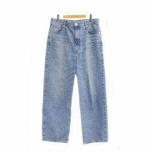 THE NIECE FLOW デニムパンツ ジーンズ テーパード 24 青 ブルー
