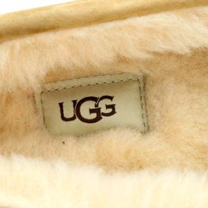 UGG australia Ansley モカシン ローファー ムートン スエード 24cm 茶 ブラウン 3312