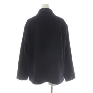 MARGARET HOWELL 23AW SOFT WOOL TWILL ジャケット ステンカラー ウール 1 黒