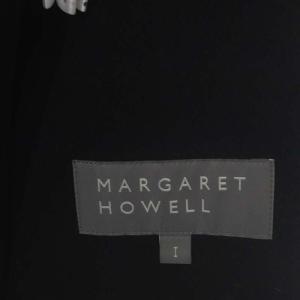 MARGARET HOWELL 23AW SOFT WOOL TWILL ジャケット ステンカラー ウール 1 黒
