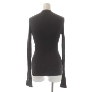 nagonstans 23SS ロングスリーブ リブニット セーター 長袖 M チャコールグレー