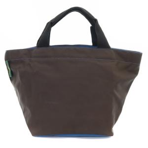Hervé Chapelier 舟型トートM トートバッグ ハンドバッグ 茶色 ブラウン 青 ブルー 1027N