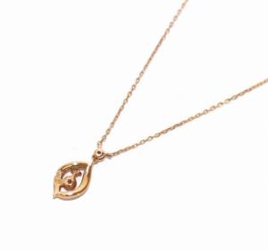 VENDOME AOYAMA ネックレス ペンダント リーフモチーフ K10 ピンクゴールド アクセサリー ジュエリー