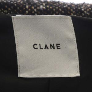 CLANE 21AW MIX LOOP TWEED BOX COAT ミックスループツイードボックスコート ステンカラーコート アウター