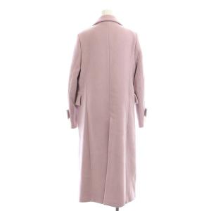 Grace Class 22AW ダブルクロスミリタリーコート 38 ピンクパープル
