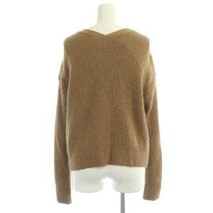 Diagram GRACE CONTINENTAL プラネット刺繍カーディガン ニット 長袖 Vネック 総柄 36 キャメル 黒