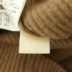 Diagram GRACE CONTINENTAL プラネット刺繍カーディガン ニット 長袖 Vネック 総柄 36 キャメル 黒