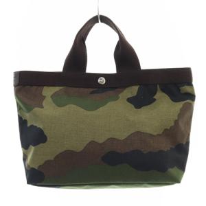 コーデュラスクエアトートB5サイズ(M) バッグ ハンドバッグ カーキ 緑 茶色 ブラウン 704W