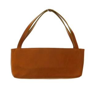 HIROFU ハンドバッグ レザー 茶 ブラウン