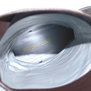 Sergio Rossi ロングブーツ レザー 36 23cm 茶 ブラウン
