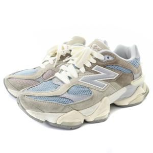 New Balance U9060MUS スニーカー スエード 切替 24cm ブラウン グレー