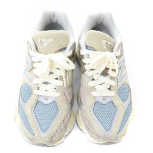New Balance U9060MUS スニーカー スエード 切替 24cm ブラウン グレー