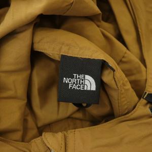 THE NORTH FACE コンパクトアノラック ウィンドブレーカー プルオーバーパーカー ジャケット ハーフジップ ナイロン S 茶 ブラウン NP22333