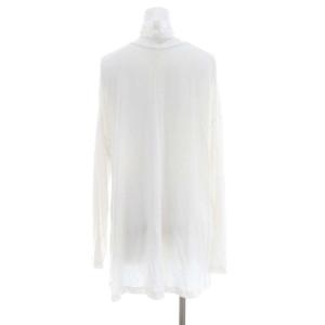 ADORE 23AW ウールスパンジャージートップス ニット カットソー 長袖 ハイネック 薄手 シアー シースルー オーバーサイズ 38