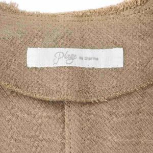 Plage 22AW V/Nチュニック カットオフ 長袖 36 ベージュ