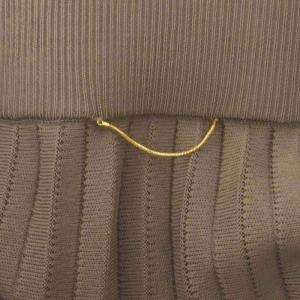 Deuxieme Classe beauty pleated sk プリーツスカート ニット ロング 36 グレージュ