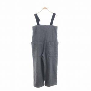 nagonstans 22SS ウォームクロス オーバーオール サロペット ワイド S グレー 黒 ブラック