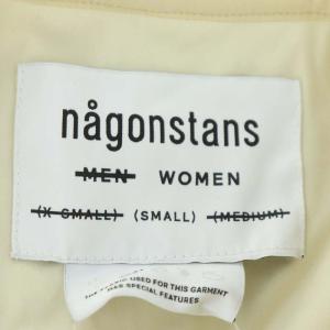 nagonstans 21AW キルティングベスト 中綿ジャケット ノースリーブ 前開き S アイボリー