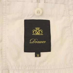 Drawer 21AW ミリタリージャケット コート アウター フード付き 36 M グレージュ