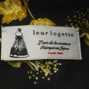 leur logette ルール ロジェット ロイヤルフラワードレス ワンピース ロング マキシ 1 黒 ブラック