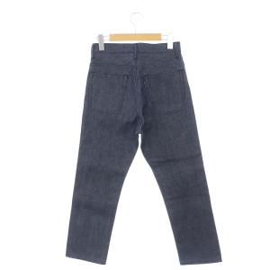 MADISONBLUE ハイウエストリジットデニム パンツ ジーンズ ジッパーフライ スリム 00 紺 ネイビー