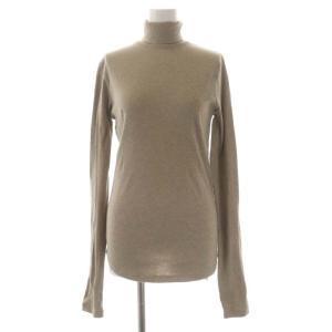 23AW ハイネックプルオーバー カットソー 長袖 タートルネック F 杢ベージュ