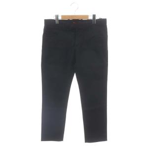 パンツ コットン ボタンフライ S 黒 ブラック