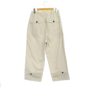 MHL. 22SS RAISED COTTON TWILL パンツ ストレート ボタンフライ コットン 0 ライトグレー