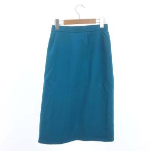 YVES SAINT LAURENT rive gauche ヴィンテージラップスカート ミモレ丈 ロング 36 ターコイズブルー