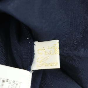 Grace Class カットソー ノースリーブ レース 刺繍 36 S 紺 ネイビー