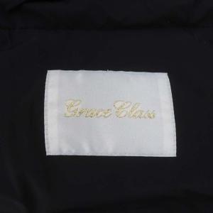 Grace Class 22AW スリットスリーブダウンジャケット フード アウター 36 黒 ブラック