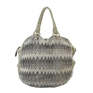 GIORGIO BRATO トートバッグ ショルダーバッグ 2way レザー グレー 黒 ブラック