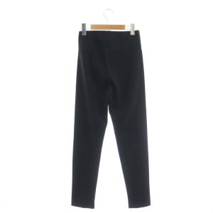 EVERYDAY I LIKE 22SS Zip レギンス パンツ イージー ハイウエスト 裾ジップ 36 S 黒 ブラック