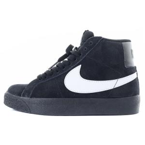 ズーム ブレーザー ミッド スケートボードシューズ ZOOM BLAZER MID ハイカットスニーカー 23cm 黒 ブラック