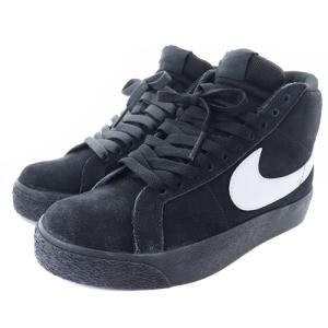 NIKE SB ズーム ブレーザー ミッド スケートボードシューズ ZOOM BLAZER MID ハイカットスニーカー 23cm 黒 ブラック