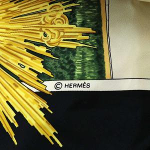 HERMES SANSSOUCY サンスーシー宮殿 カレ90 スカーフ シルク 絹 マルチカラー OH
