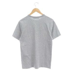 Maison Kitsuné チラックスフォックス パッチ クラシック Tシャツ プルオーバー クルーネック XS グレー