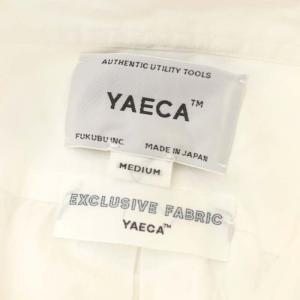 YAECA コンフォートシャツ リラックス ブラウス 長袖 コットン M 白 ホワイト