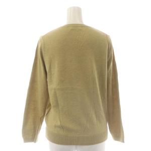 MARGARET HOWELL カーディガン ニット 前開き ウール コットン 2 ベージュ