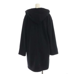 M'S GRACY ボンバーヒートロングコート フード フェイクファー アウター 36 黒 ブラック