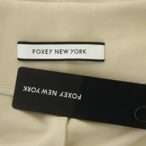 FOXEY NEW YORK 22年 43003 Provence パーカー ジャケット 38 ベージュ