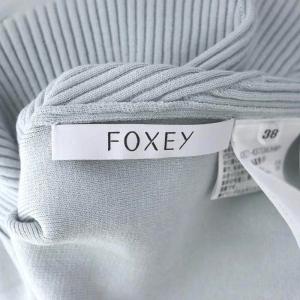 FOXEY 20年 Sweater Sunset ニットプルオーバー 38 ミントブルー