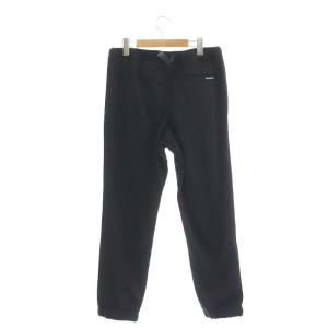 GRAMiCCi GMP3-F1074別注Bonded Fleeceパンツ ジョガー イージー ジップフライ  ベルト付き L 黒 ブラック