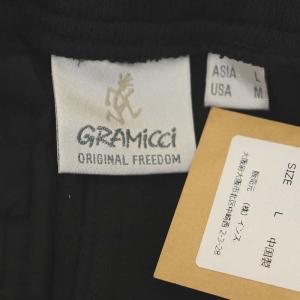 GRAMiCCi GMP3-F1074別注Bonded Fleeceパンツ ジョガー イージー ジップフライ  ベルト付き L 黒 ブラック
