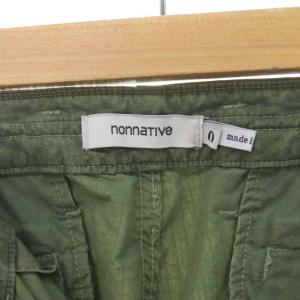 nonnative TROOPER PANTS カーゴパンツ テーパードパンツ ジッパーフライ 0 カーキ