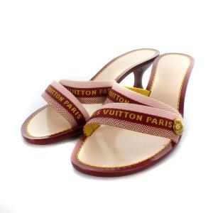 LOUIS VUITTON 　アズール柄 ミュール35.5 LOUIS VUITTON アズール柄 ミュール35.5