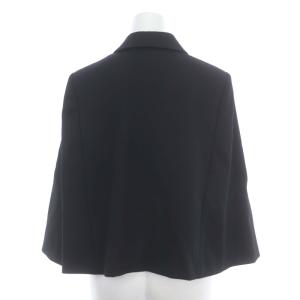 COMME des GARCONS GIRL AD2023 丸襟ケープジャケット 総裏地 XS ブラック