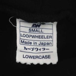 LOOPWHEELER Sweat Parka スウェットパーカー 長袖 プルオーバー S 黒 ブラック