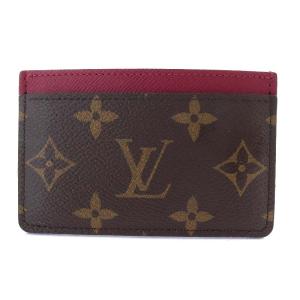 M60703 モノグラム  ポルト カルト サーンプル カードケース 名刺入れ フューシャ