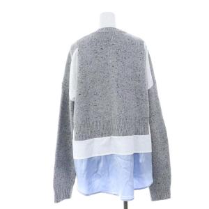 ENFOLD 23AW LAYERED CARDIGAN カーディガン 38 グレー